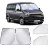 XCBYT Parasole Auto per VW T5 T6 Parabrezza Finestrini Laterali (3 pezzi)