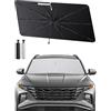 SHAOHAO Compatibile con Hyundai Tucson NX4 2022 2023 2024 2025 parasole auto protezione solare parabrezza pieghevole protezione UV parasole tessuto antipiega Audi A6 accessori
