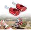 BIUGERCN Manubrio per moto da 28 mm, in lega di alluminio, CNC, con morsetti per CR125, CR250, CRF250, CRF 450, Dirt Bike e motocross