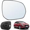 RASHION Vetro Specchietto Retrovisore Riscaldabile Destra Compatibile con Peugeot 3008 09-16/5008 09-17 / Citroen C3 Picasso 08-16 / C4 Picasso 09-13