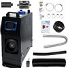 UISEBRT Riscaldatore Diesel 8KW 12V, Riscaldatore d'Aria Diesel con Telecomando, Interruttore LCD per Auto RV Barche Camion Camper, Nero - Stile A