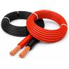 MKGT Set di cavi flessibili in PVC rosso e nero per cablaggio auto automobilistiche 12V 24V batteria 39/50/70 Amp 3mm 6mm 10mm (10mm rosso + set nero, 1 metro)