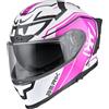 Berik FF871 Mapuro Elmetto, bianco/nero/viola, S