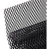 AggAuto 119,38 x 40,64 cm Rombo 8x16 mm Nero Rete per griglia di auto, pickup, per spoiler, paraurti, prese d'aria, in lega di alluminio