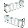Generico COPPIA GRIGLIA PARASASSI PROTEZIONE FANALE POSTERIORE PER FORD TRANSIT SERIE DAL 2006 AL 2013-420x130 mm