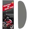 XII WANG YE XII WY Pellicola antiappannamento scudo casco moto universale, visiera UV400 ad alto contrasto inserto lente antiappannamento colore grigio 9.5cm X 24.5cm