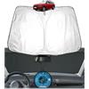 GAFAT [Upgrade] GAFAT Compatibile con Mini Cooper Countryman U25 JCW SE EV 2024-2026 2027 Parabrezza interno, Protezione Solare Accessori Nuovo Countryman 2025, Raffreddamento, Protezione UV, UPF 50+