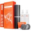 Luxshield Battitacco Auto Antigraffio Pellicola per Ford Transit Custom 2 (II) V710 I 2023-2026 - Protezione Accessori Tuning Portiera - Carbonio Nero