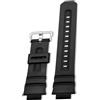 Generic For Casio for G-Shock for AW-591 for AW-590 for AW-5230 for AW-282B AWG-M100 AWG-M101 G-7700 G-7710 Orologio da uomo Bracciale con cinturino di ricambio in resina siliconica da 16 mm(Black Silver)