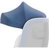 Daliya® BRAVO Parasole, protezione solare, per seggiolini auto Daliya i-Size BRAVO e ROTAZIONE, parasole universale per seggiolini auto (Blu chiaro)