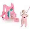 ZNDFTW Redini per bambini, imbracatura di sicurezza per bambini con unicorno rosa e imbracatura di sicurezza per bambini, redini di sicurezza per bambini, redini anti-smarrimento, per bambini e bambine da 1