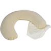 Andy & Helen BIO01 Cuscino Moon Maxi in Pula di Farro, Beige