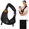 SHILIPAIJC Marsupio Neonato 6-36 Mesi, Fascia Porta Bebe Regolabile Marsupio Laterale per Bambini Fascia per Marsupio Fascia Neonato, Ergonomico Fascia Laterale Porta Bambino Wrap Baby Carrier (Rete)