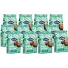 CAIYA 12X Sì con Riso Scotti, Goloso Frollino Ripieno di Crema alla Nocciola Senza Lattosio (Lactose Free) - 200g Dolce Colazione [12 Confezioni]