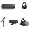RØDE Bundle video podcasting RØDECaster Video Core con 2x PodMic, cuffie NTH-100, bracci PSA1+ e cavi XLR da 6m