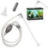 Lowats Aspiratore Acquario 1.9M Cambio d'Acqua Pompa Pulizia Sifone per la Manutenzione Quotidiana e I Cambi d'Acqua Regolari in Acquario