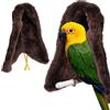 XiXiRan Coperta Gabbia Uccelli, Coperta Termica per Gabbia Uccelli, Gabbia Capanna Tenda per Uccelli, Pappagallo Giocattolo Letto Capanna Tenda, Pet Nido Inverno Caldo (Marrone)