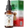 HEMP PHYTOMEDICAL Pet Oil 10 Olio di Canapa per Cani Taglia Media/Grande | Certificato, 100% Naturale, Formula Premium, Made in Italy