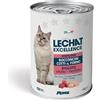 Generico MONGE LeChat Gatto Excellence Bocconcini Bigusto Vitello e Tacchino | alimento umido completo per gatti adulti sterilizzati, Made in Italy, 6 lattine da 400 grammi.