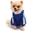 QiCheng&LYS Felpa Cani Piccola Taglia, Cappottini Chihuahua, Maglioncino per Cani, Cappotto Caldo Dell'animale Domestico (Blu navy, L)