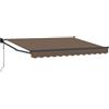 vidaXL Tenda retrattile, 3 x 2,5 m, in poliestere e metallo, moderna tenda retrattile, riparo esterno in alluminio, protezione UV, durevole e resistente alle intemperie