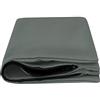 POKAR Copricuscino Impermeabile per Cuscini per Europallet - Cuscino Decorativo 40x40, Grigio