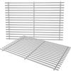 Nordic BBQ Store Griglie di Ricambio in Acciaio Inox 7528, 49,5 cm x 33 cm ciascuna, per Weber Genesis E e S Series 300 E310 E320 S310 S320