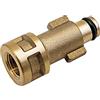 DERASL Adattatore filettatura interna idropulitrice sapone schiuma connettore canna di fucile, pistola a spruzzo schiuma neve flacone spruzzatore adattatore in ottone compatibile con Bosch (Vecchio Modello)