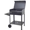 Artigian Ferro Barbecue Artigianale Tipo Pesante 70x40cm POLIFEMO - Peso 26kg - con Coperchio Artigianferro Made in Italy