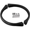VIRELLO Cinghia con morsetto per pompa da piscina, 18,5 cm, anello in PVC per valvola filtro a sabbia Hayward S144T Pro Series GMX600NM, parte di ricambio nera