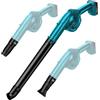 panthem Mini soffiatore d'aria a batteria, compatibile con Makita 18 V (senza batterie), per la cura del prato, bolle di foglie, soffiatore elettrico per soffiare foglie, neve