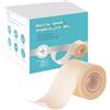 Corpower Hydrocolloid Roll 5cm*5m, Rotolo di Idrocolloide per la Cura Delle Ferite, Cerotto Idrocolloidale Impermeabile Idrocolloide Rotolo Autoadesivo Pimple Patch Roll, per Ustioni, Vesciche, Cura Dell'acne