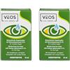 VEOS EYE DROPS VEOS PHARMA - Goccia oculari con Ialuronato di sodio 0,2% - Occhi Rossi Irritati, Oculari Stanchi, Collirio Occhi Secchi, 20 ml (2 Confezione da 10 ml)
