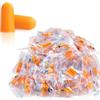 lomdung 60 Paia Tappi Orecchie Dormire, Tappi Orecchie Antirumore, Auricolari Riutilizzabili Ultra Morbidi, Vestibilità Stabile, per Studio, Lavoro, Ufficio e Altre Occasioni (Arancia)