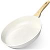 GiPP Padella Antiaderente Compatibile con Induzione, 26CM Bianco02