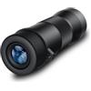 Kivivaka Telescopio monoculare portatile, 8 x 42 o 10 x 42, impermeabile IPX7, riempito di azoto, per campeggio, escursionismo, osservazione fauna selvatica, nero (8 x 42)