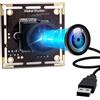 ELP Modulo fotocamera USB 60 fps Global Shutter con obiettivo grandangolare Fisheye ad alta velocità 720P Aptina AR0144 Webcam Plug and Play per applicazioni industriali Jetson Nano Laptop Raspberry