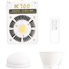 Nucelit Luminosità 100W LED Fotografia Luce Studio Esterna Illuminazione Video Triplo Temperatura di Colore 40000LX Luce Video Palmare