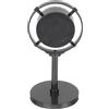 Veemoon Modello Microfono Vintage Retrò in Abs Resistente Supporto per Feste e Giochi di Ruolo, Accessorio Fotografico per Karaoke e Decorazioni Scenografiche