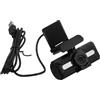 ibasenice Webcam per PC 1080p HD con Microfono Integrato e Copertura Privacy, Plug And Play, Versatile in Abs per Riunioni Zoom e Live Streaming