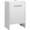 Vicco Mobile sottolavabo per bagno Karli, Bianco, 38.2 x 57 cm con la porta, adatto per sifoni standard e facile da montare