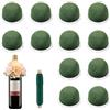 MINZHI 12 Pezzi Floreali in Schiuma,con Filo Verde,Schiuma bagnata per Fiori,Spugna per composizioni Floreali,Schiuma Floreale,Schiuma Floreale Fiori freschi,Adatti per tavoli da Matrimonio,Feste