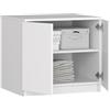 BDW Elegante S60 Star Organizzatore per Guardaroba - Due Ripiani - Ripiani Organizzatori per Guardaroba - Cassetti per Guardaroba Interno - 60x55x51cm - Bianco