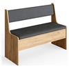 Vicco Gruppo panca ad angolo Roman, Rovere dorato, 106.6 x 41.5 cm