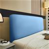 Generic Copritestiera Letto Ecopelle Elastica 360° Impermeabile, Copri Testata Universale Per Letto Matrimoniale Singolo E Piazza E Mezza, Rivestimento Antiurto Antipolvere(Biue,Cal :180cm(70.87inch))