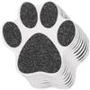 JOINPAYA Adesivi Antiscivolo per Bagno e Doccia Design Zampe di Gatto e Cane, Set da 10 Pezzi, Colore Nero, per Cucina e Bagno, Adesivi Decorativi Antiscivolo per Pavimenti Domestici