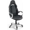 Produce Shop Sedia Ufficio Poltrona Gaming ergonomica Stile Racing Ecopelle Classic