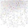 M METERXITY 14400 PCS Diamanti Acrilici 0.12 Pollici/3mm Bianco AB | Per Riempire Vasi/Arti E Mestieri, Cristalli Confetti, Per Tavoli Nuziali