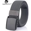 VATLTY Senza metalli cintura elastica da uomo forte plastica di ingegneria a sgancio rapido fibbia in nylon cintura elasticizzata unisex cinture esterne maschio
