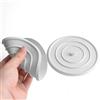 NONE Tappo per vasca da bagno in silicone di grandi dimensioni Copertura di scarico a prova di perdite Tappo per capelli per lavandino Tappo piatto per vasca Accessori per il bagno 11 cm 4,3 "